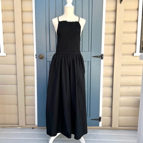 J.Crew: Friday Dress In Cotton Poplin with pockets Women Size XL Tall - Picture 2 of 8